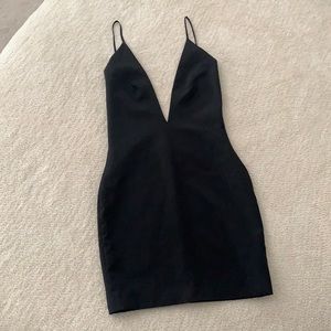 SOLACE London Plunge Mini Dress